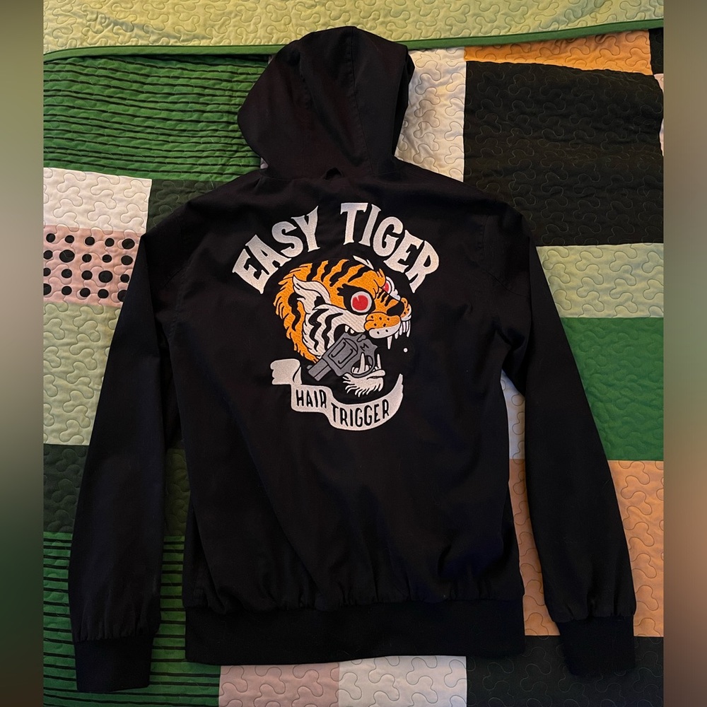 The Dudes - ‘Easy Tiger’ Hooded Jacket in Navy